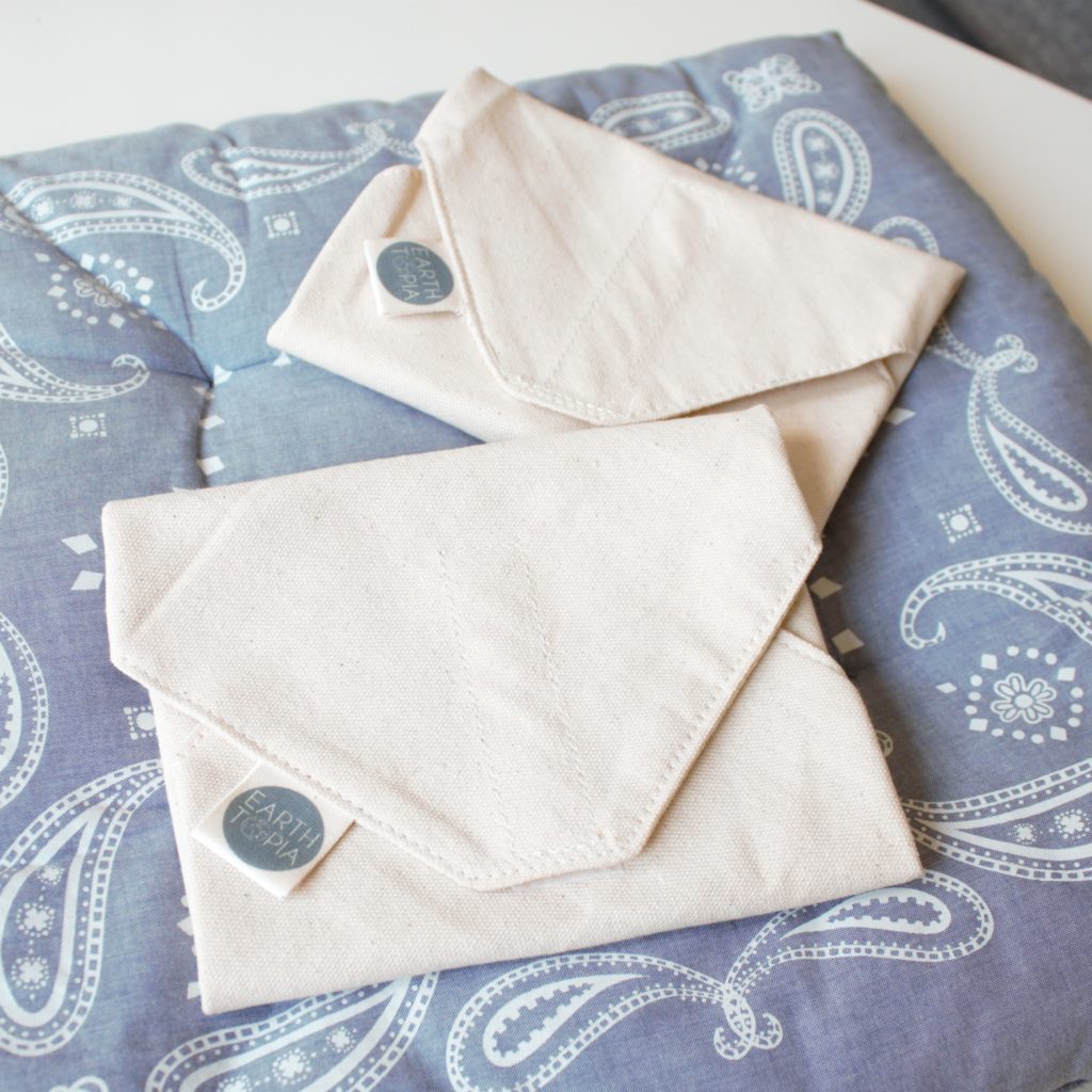 Lunch Wraps aus BioBaumwolle (2er Set) EARTHTOPIA